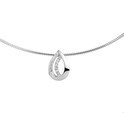 House collection 1324778 Silver Necklace Zirconia 1.0 mm 45 cm