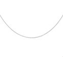 House collection 4103681 Necklace White gold Anchor 1.2 mm