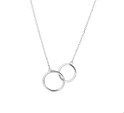 House collection 4104157 Necklace White gold Rounds 0.8 mm 40 + 3 cm