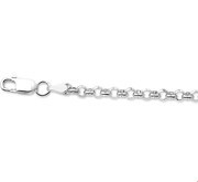 House collection 1002214 Silver Chain Jasseron 4.0 mm x 70 cm long