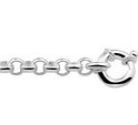 House collection 1004567 Silver Chain Jasseron 7 mm x 50 cm long