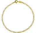 House collection 4003986 Necklace Yellow gold Figaro 1.8 mm