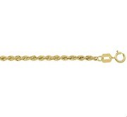 House collection 4008435 Necklace Yellow gold cord 2.0 mm x 50 cm long