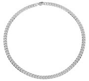 House collection 6504851 Necklace steel cut Gourmet 7.4 mm wide x 50 cm long