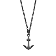 Frank 1967 7FN 0002 Necklace with pendant steel Anchor 60 cm