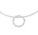 House collection 1328354 Silver Necklace Zirconia 1.5 mm 42 + 3 cm