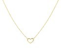 House collection 4020135 Necklace Yellow gold Heart 0.8 mm 40 - 42 - 44 cm