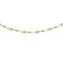 House collection 4207179 Necklace Bicolor Gold 2.5 mm 44 cm
