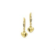 House Collection Earrings Heart Yellow Gold Shiny 20 mm x 6.5 mm
