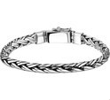 House collection Bracelet Silver Braided 6 mm 18 cm