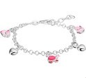 Home Collection Bracelet Silver Heart And Animals 13 + 2 cm