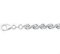 House collection Bracelet Silver Cord Solid 5.5 mm 19 cm