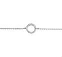 House collection Bracelet Silver Zirconia 15.5 + 2.5 cm