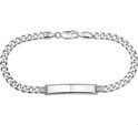 House Collection Engraving Bracelet Silver Gourmet Plate 6 mm 19 cm