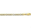 House collection Bracelet Gold Figaro 3.0 mm 19 cm