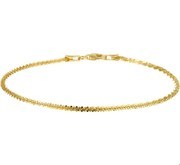 Bracelet Gold 1.8 mm wide and 19 cm long