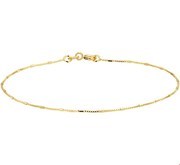 Home Collection Bracelet Gold Venetian And Bars 0.9 mm 18 cm