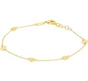 House collection Bracelet Gold Rounds 0.9 mm 16.5 + 2 cm