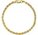 House collection Bracelet Gold Cord 3.9 mm 19 cm