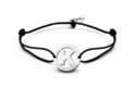 Key Moments 8KM-A00011 Bracelet with steel letter K and key one-size silver