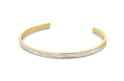 Key Moments 8KM-B00432 Bangle with crystal one-size, gold-coloured