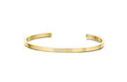 Key Moments 8KM-BG0006 Bangle with text Pretty girl, zirconia one-size gold colored