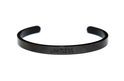 Key Moments 8KM-BM0007 Bangle with text limitless one-size black