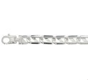 House collection Bracelet Silver Anchor Flat 7 mm 21 cm