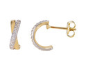 Gold Collection 206.2032.00 Ear studs with CZ