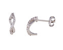 Glow White Gold Earrings with zirconia 206.3034.00