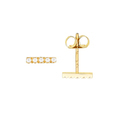 Glow Gold Fantasy Stud Earrings Gold Collection Bars - Zirconia 206.2036.00