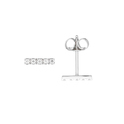 Glow White Gold Fantasy Stud Earrings Gold Collection Bars - Zirconia 206.3036.00