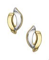 House collection Ear studs Yellow gold 9.5 mm x 6 mm