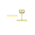 Glow Gold Ear Stud - Bar 206.0615.00