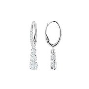 Swarovski Earrings Attract Trilogy silver colored 5416155