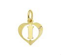 Home Collection Charm Heart LetterI Gold