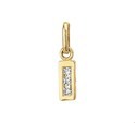Home Collection Charm Letter I Zirconia Gold