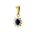 Huiscollectie 4002257 Goudkleurig necklace with pendant