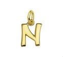 House Collection Pendant Yellow Gold Letter N