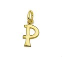 House Collection Pendant Yellow Gold Letter P