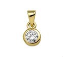 House Collection Pendant Yellow Gold Zirconia 5,5 Mm
