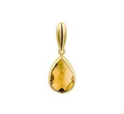 House Collection Pendant Yellow Gold Citrine