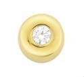 House collection Pendant yellow gold Zirconia 5.5 mm