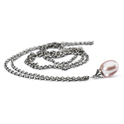 Trollbeads TAGFA-00053 Sterling silver necklace with pink pearl [100 cm]