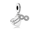 Pandora 791948CZ Hanging charm Forever Friends Infinity silver