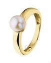House Collection Ring Pearl Yellow Gold