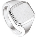 House Collection Engraving Ring Poli/matt Diamondized Silver