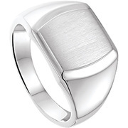 House Collection Engraving Ring Poli/matt Diamondized Silver