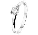 Home Collection Ring Zirconia White Gold