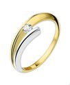 House collection Ring Zirconia Bicolor Gold